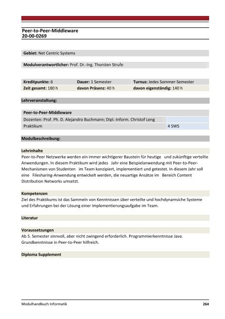 Modulhandbuch Wirtschaftsinformatik | B.Sc. und M.Sc.