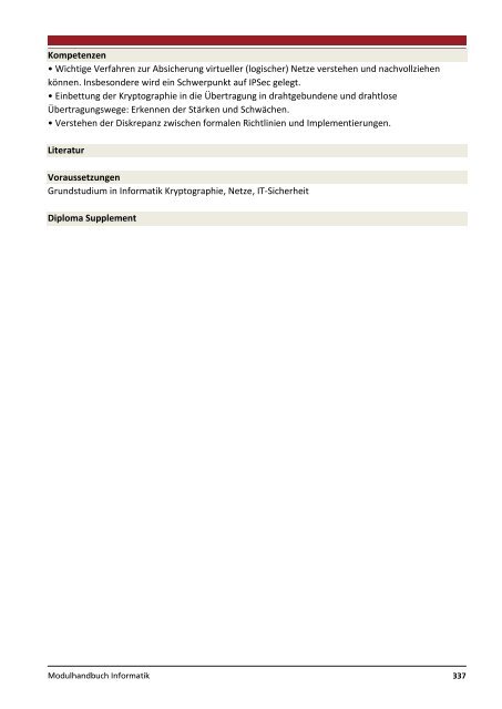 Modulhandbuch Wirtschaftsinformatik | B.Sc. und M.Sc.