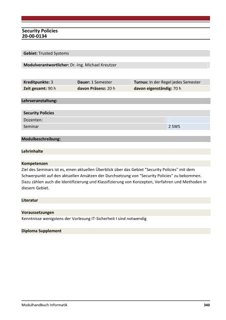 Modulhandbuch Wirtschaftsinformatik | B.Sc. und M.Sc.