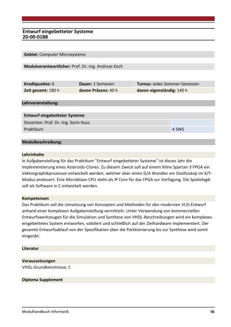 Modulhandbuch Wirtschaftsinformatik | B.Sc. und M.Sc.