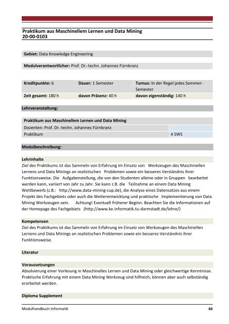 Modulhandbuch Wirtschaftsinformatik | B.Sc. und M.Sc.