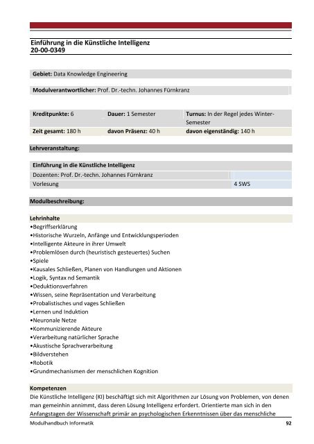 Modulhandbuch Wirtschaftsinformatik | B.Sc. und M.Sc.