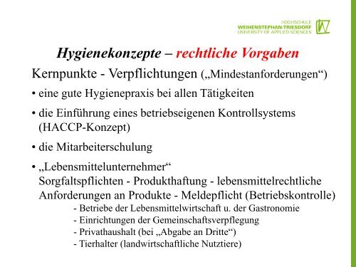 Hygienekonzepte