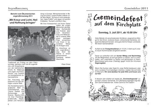 Evangelischer Gemeindebote Eibach Juni / Juli 2011