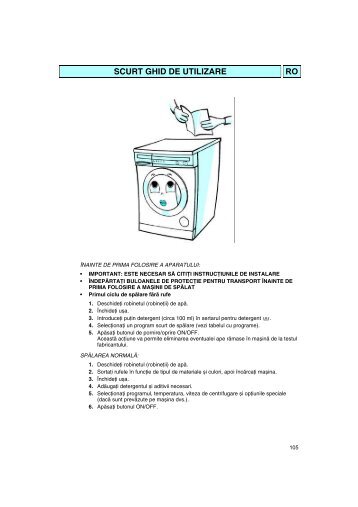 KitchenAid AWM 250/3 - Washing machine - AWM 250/3 - Washing machine RO (857025010010) Mode d'emploi