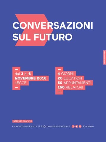 CONVERSAZIONI SUL FUTURO