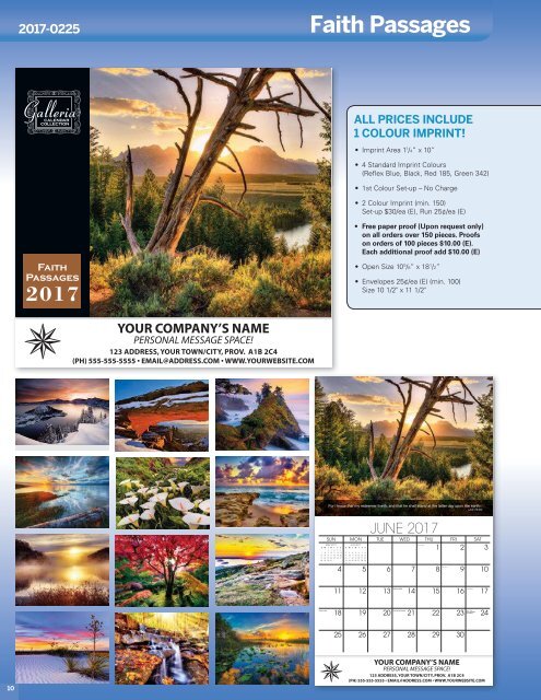 Print Fast 2017 Wall Calendar Catalogue