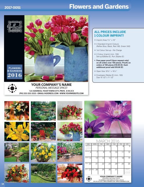 Print Fast 2017 Wall Calendar Catalogue