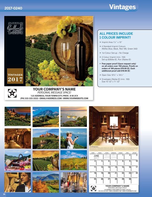 Print Fast 2017 Wall Calendar Catalogue