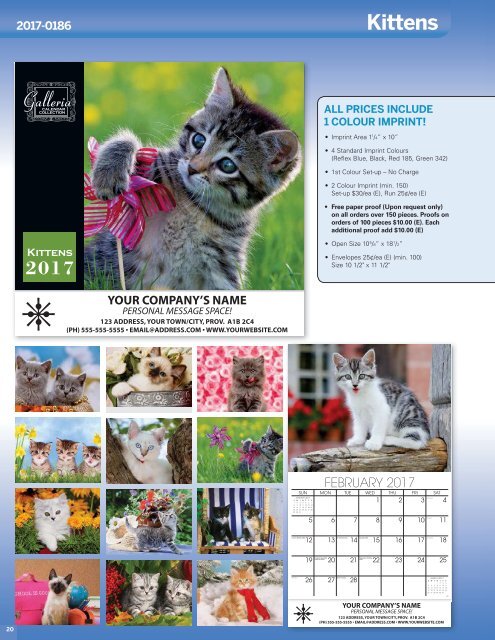 Print Fast 2017 Wall Calendar Catalogue