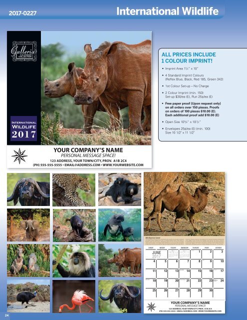 Print Fast 2017 Wall Calendar Catalogue