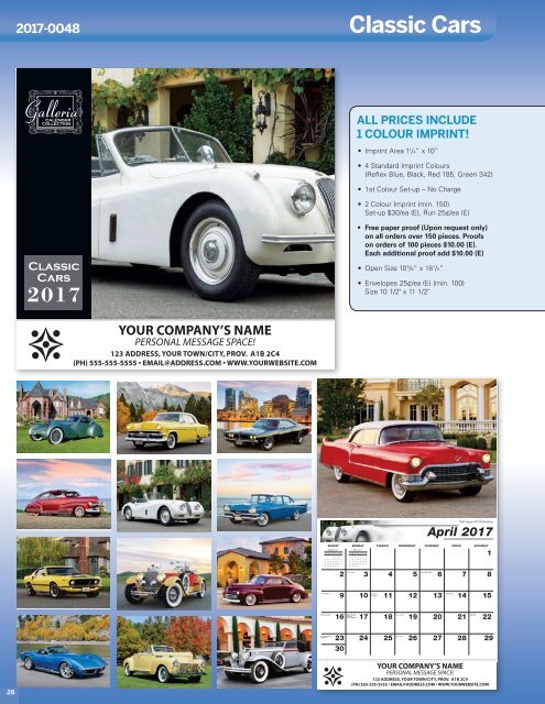 Print Fast 2017 Wall Calendar Catalogue