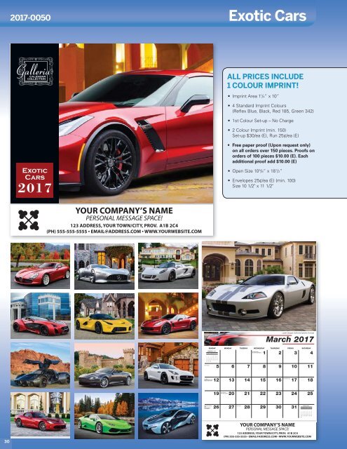 Print Fast 2017 Wall Calendar Catalogue