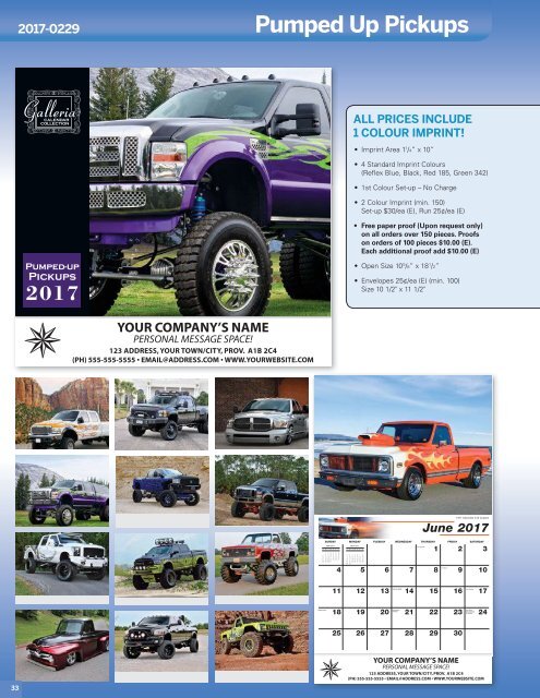 Print Fast 2017 Wall Calendar Catalogue