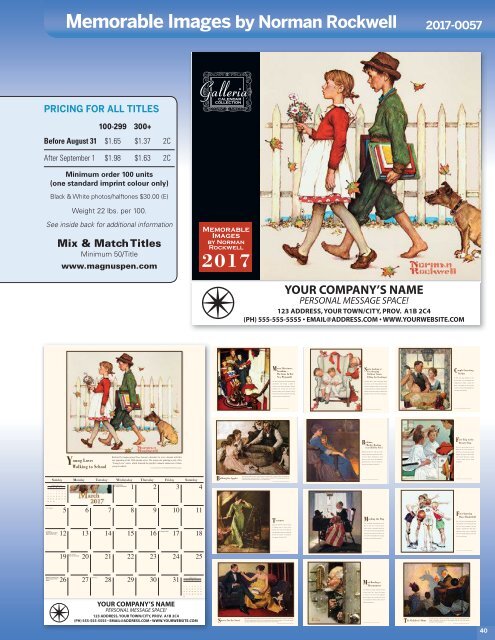Print Fast 2017 Wall Calendar Catalogue