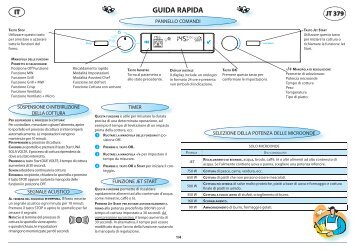 KitchenAid JT 379 IX - Microwave - JT 379 IX - Microwave IT (858737938790) Guide de consultation rapide