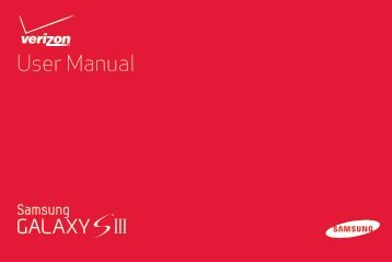 Samsung Galaxy S III 16GB (Verizon) - SCH-I535ZNBVZW - User Manual ver. LK1_F4 (ENGLISH(North America),7.21 MB)