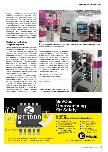 Industrielle Automation 5/2016