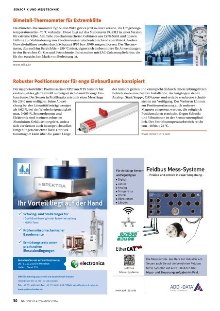 Industrielle Automation 5/2016