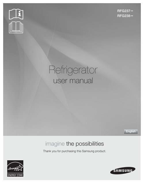 Samsung 23 cu. ft. French Door Refrigerator RFG237AARS/XAA User