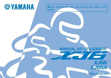 Yamaha XJ6-N - 2015 - Manuale d'Istruzioni PortuguÃªs