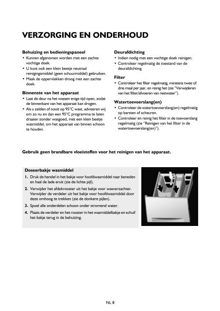 KitchenAid STAREDITION 1475 - Washing machine - STAREDITION 1475 - Washing machine NL (858363220000) Istruzioni per l'Uso