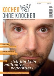 ich bin kein militanter vegetarier« - Ox Fanzine