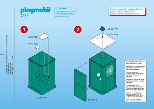 Playmobil 7867 Portable Toilet - Portable Toilet