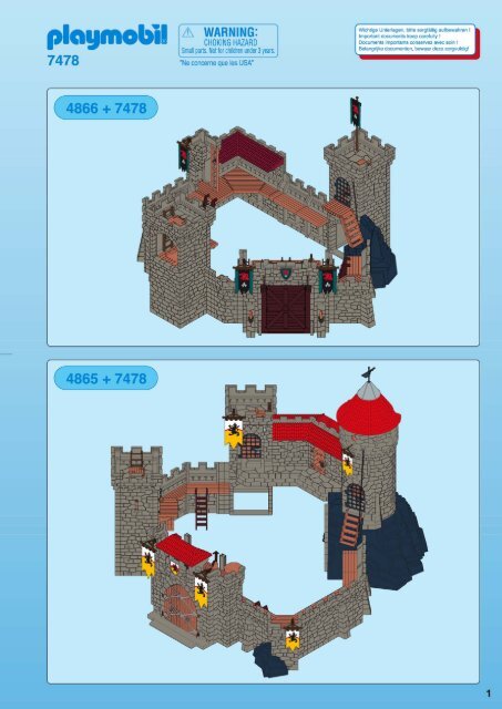 Playmobil Extension for Castle (4865 and 4866) - Tower for Castle (4865 and 4866)