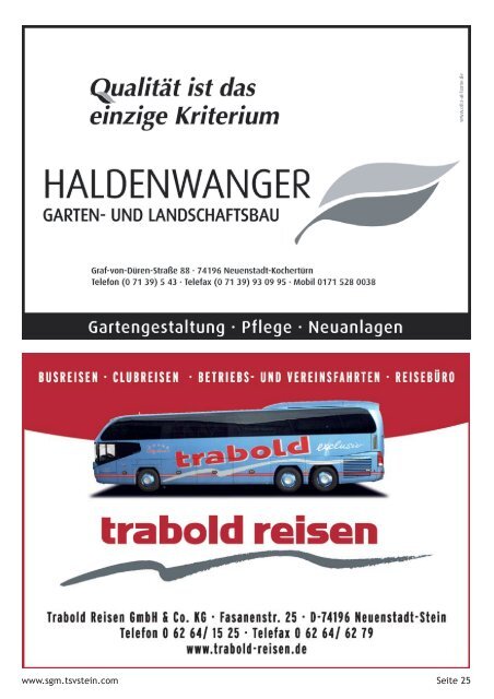 Kraftstoffe | Transporte sauber, flexibel, schnell - TSV Viktoria Stein