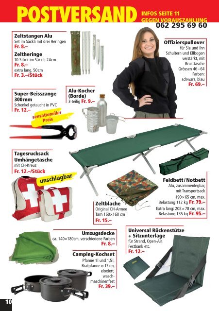 9. Juni 12 Seelandhalle 3250 Lyss ARMEE - Dicks Armyshop