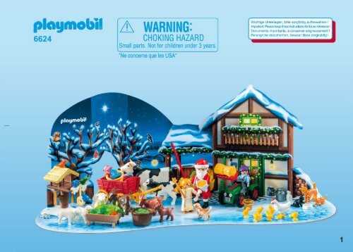 Playmobil 6624 Advent Calendar &amp;quot;Christmas on - Advent Calendar &amp;quot;Christmas on the Farm&amp;quot;