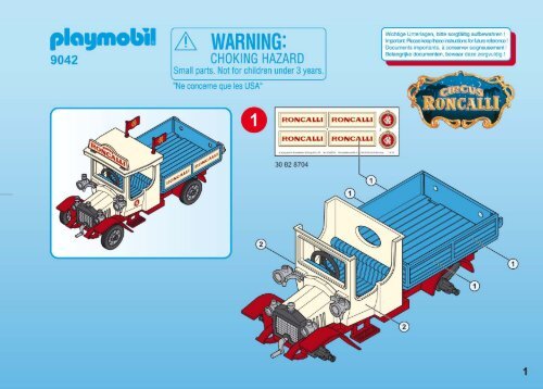 Playmobil 9042 - Instruzioni di Montaggio Playmobil 9042