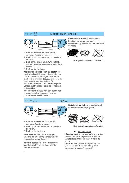 KitchenAid JT 359 alu - Microwave - JT 359 alu - Microwave NL (858735915640) Mode d'emploi