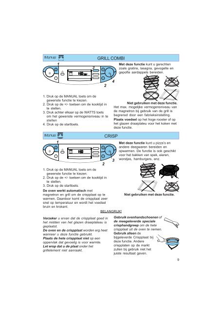 KitchenAid JT 359 alu - Microwave - JT 359 alu - Microwave NL (858735915640) Mode d'emploi