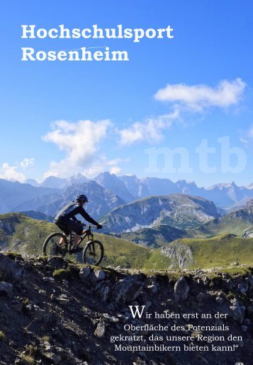 Flyer_Hochschulsport_Mountainbike