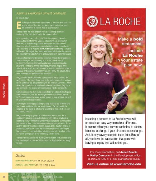 Layout 1 (Page 2) - La Roche College