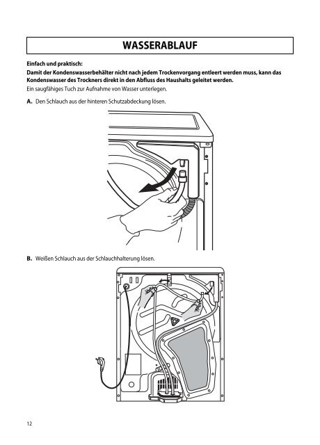 KitchenAid Newport - Dryer - Newport - Dryer DE (857531012010) Istruzioni per l'Uso