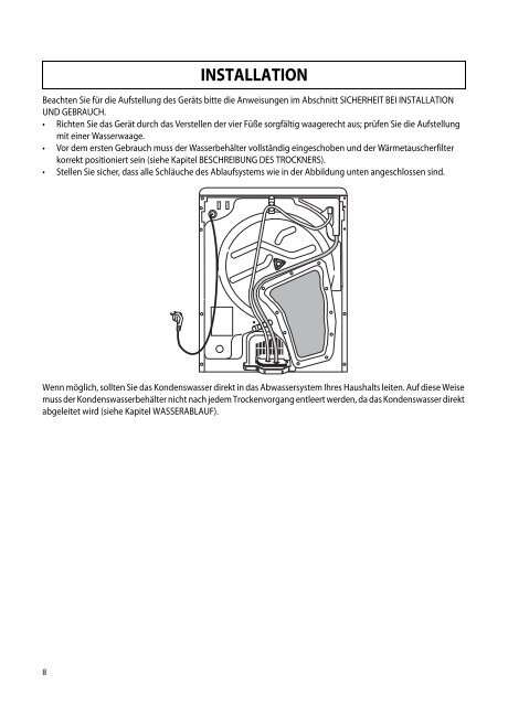 KitchenAid Newport - Dryer - Newport - Dryer DE (857531012010) Istruzioni per l'Uso
