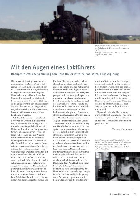 Archivnachrichten Nr. 40 , März 2010 - Landesarchiv Baden ...