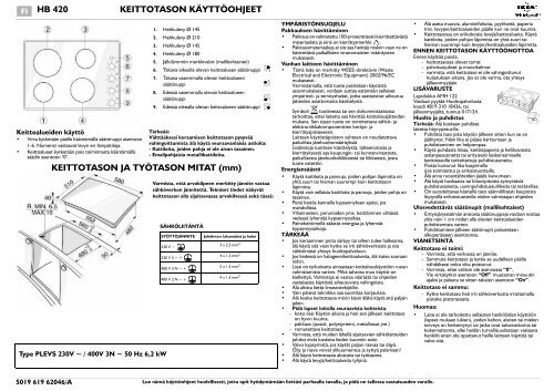 KitchenAid HB 420 - Hob - HB 420 - Hob FI (857934701000) Mode d'emploi