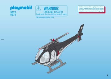 Playmobil 5675 Tactical Unit Copter - Tactical Unit Copter