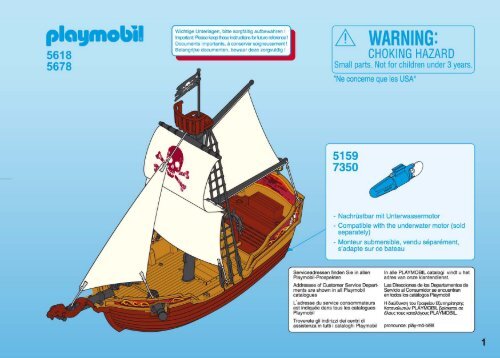 Playmobil 5618 Pirate Ship - Pirate Ship