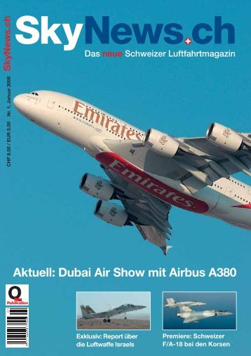 Aktuell: Dubai Air Show mit Airbus A380 - SkyNews.ch