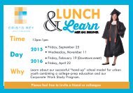 Lunch and Learn CRJHS card