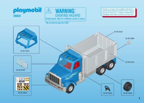 Playmobil 5665 Dump Truck - Dump Truck