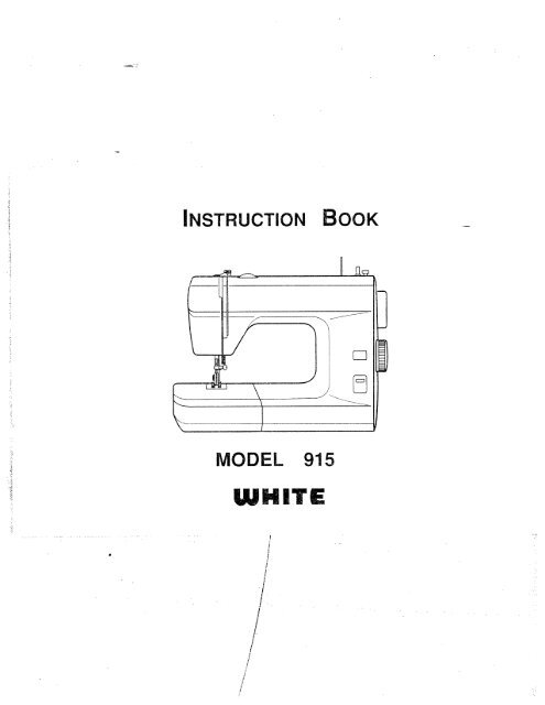 Singer W915 - English - User Manual