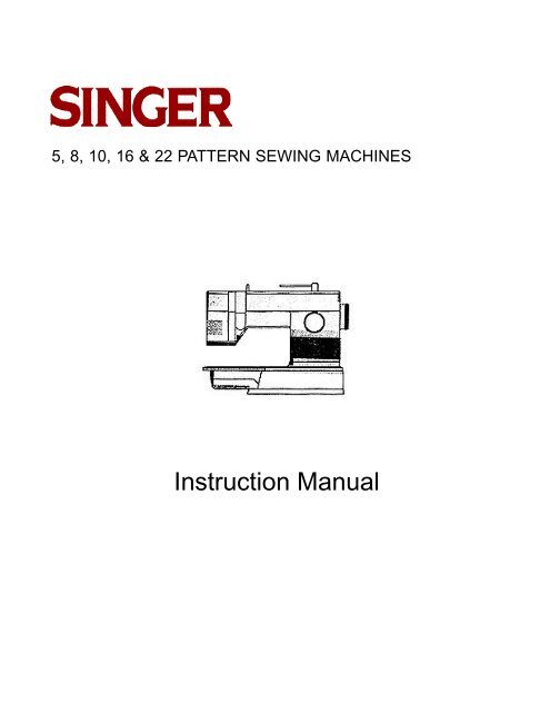 User manual Singer 4452 (English - 90 pages)
