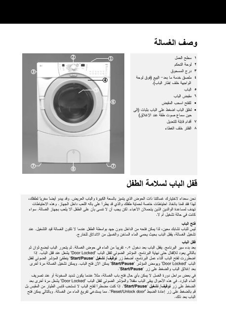 KitchenAid MAXY 12 - Washing machine - MAXY 12 - Washing machine AR (857007686100) Mode d'emploi