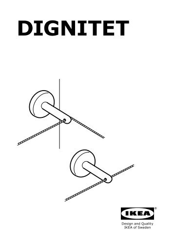 Ikea DIGNITET - 40078030 - Assembly instructions